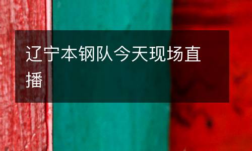 遼寧本鋼隊今天現場直播